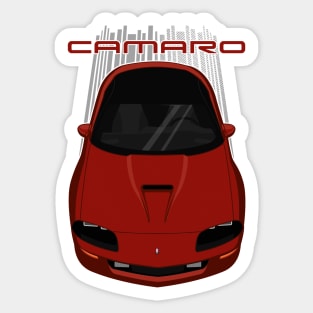 Camaro 4th 1993-1997 - Cayenne Red Sticker